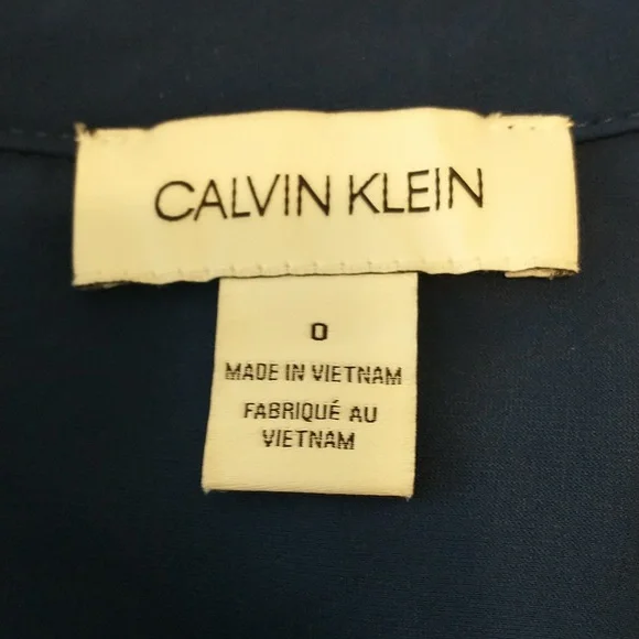 Calvin Klein Shirt Dress Size 0 - Picture 7 of 7